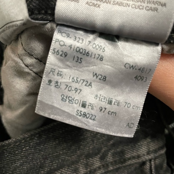 Levi’s 501 black denim shorts - Picture 3 of 3